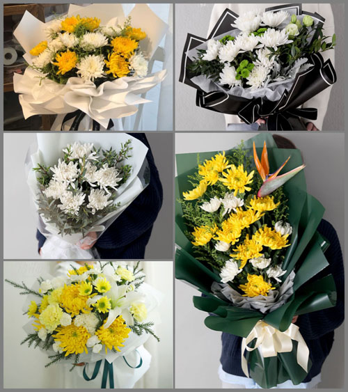 浙江省杭州萧山区所前镇传芳村白事花束代送